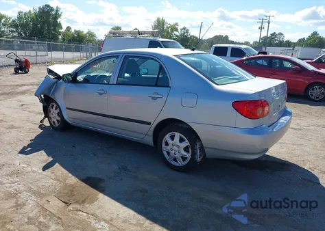 2006 Toyota Corolla Ce из США, поврежденный, VIN 2T1BR32E76C587515